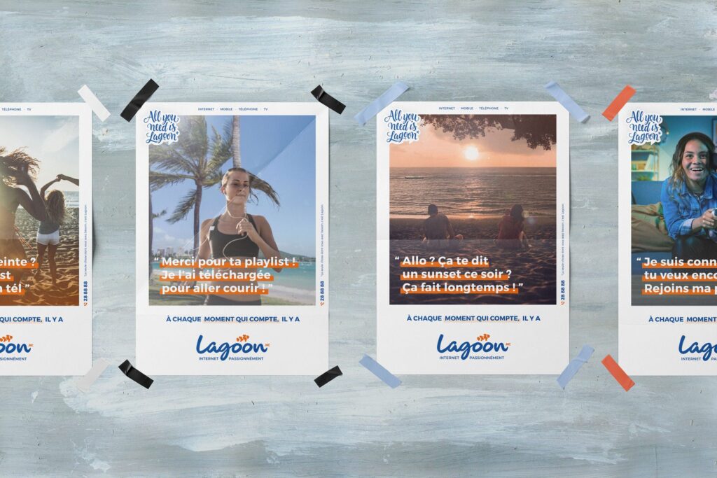Lagoon, campagne de communication sur les usages