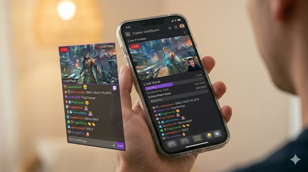 Écran Twitch - Applis que les ados adorent